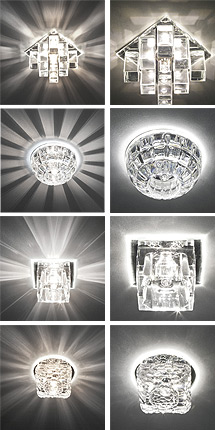 декоративные светильники со светодиодной подсветкой