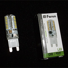 лампа FERON LB-421 64LEDs(4W) 230V G9 4000K